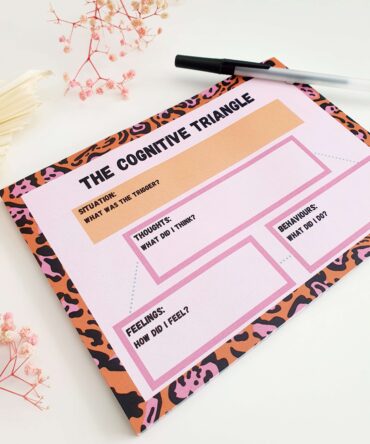 Leopard The Cognitive Triangle Notepad
